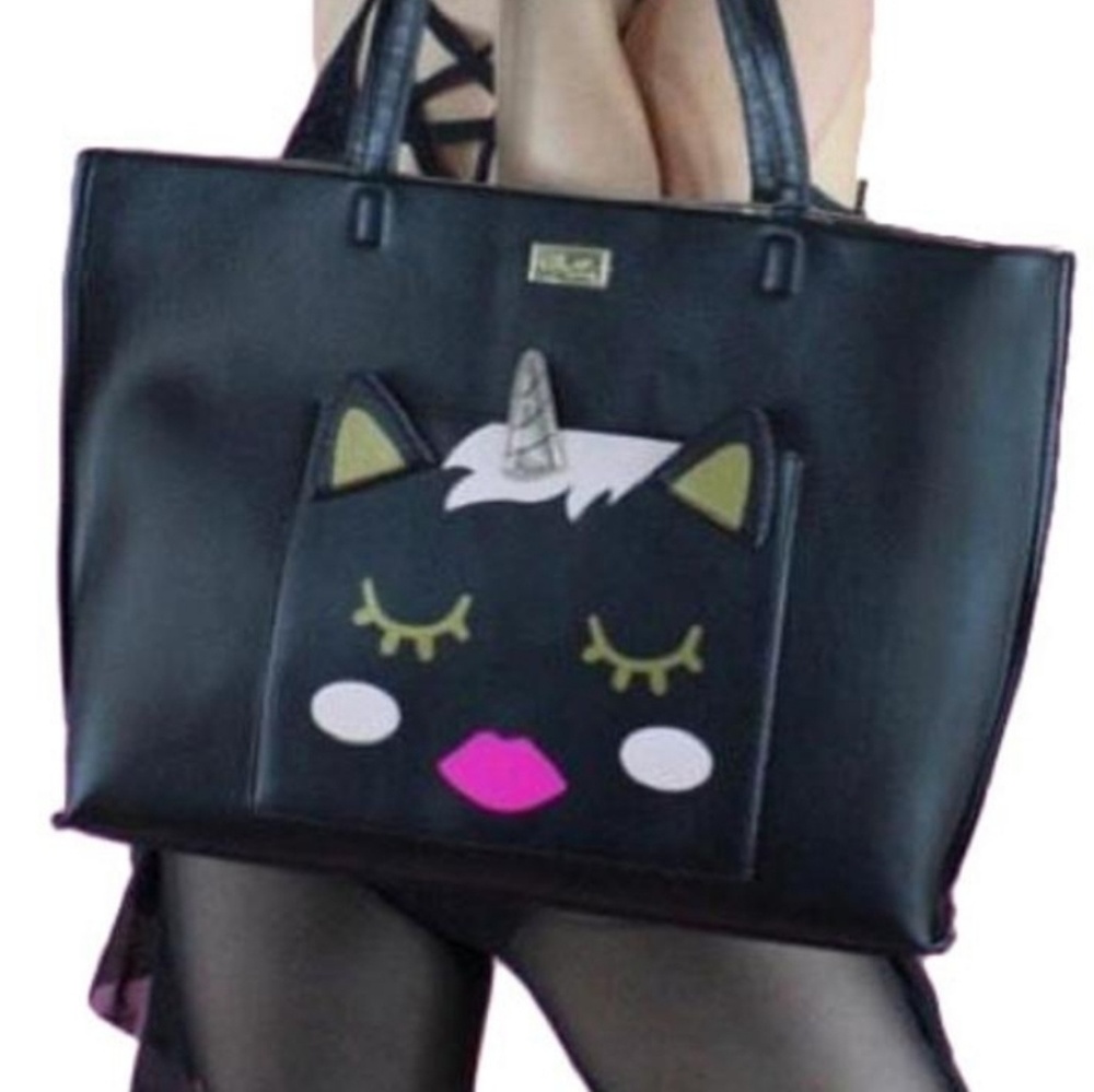 Betsey Johnson | Large Unicat Tote Bag - Picture 7 of 8